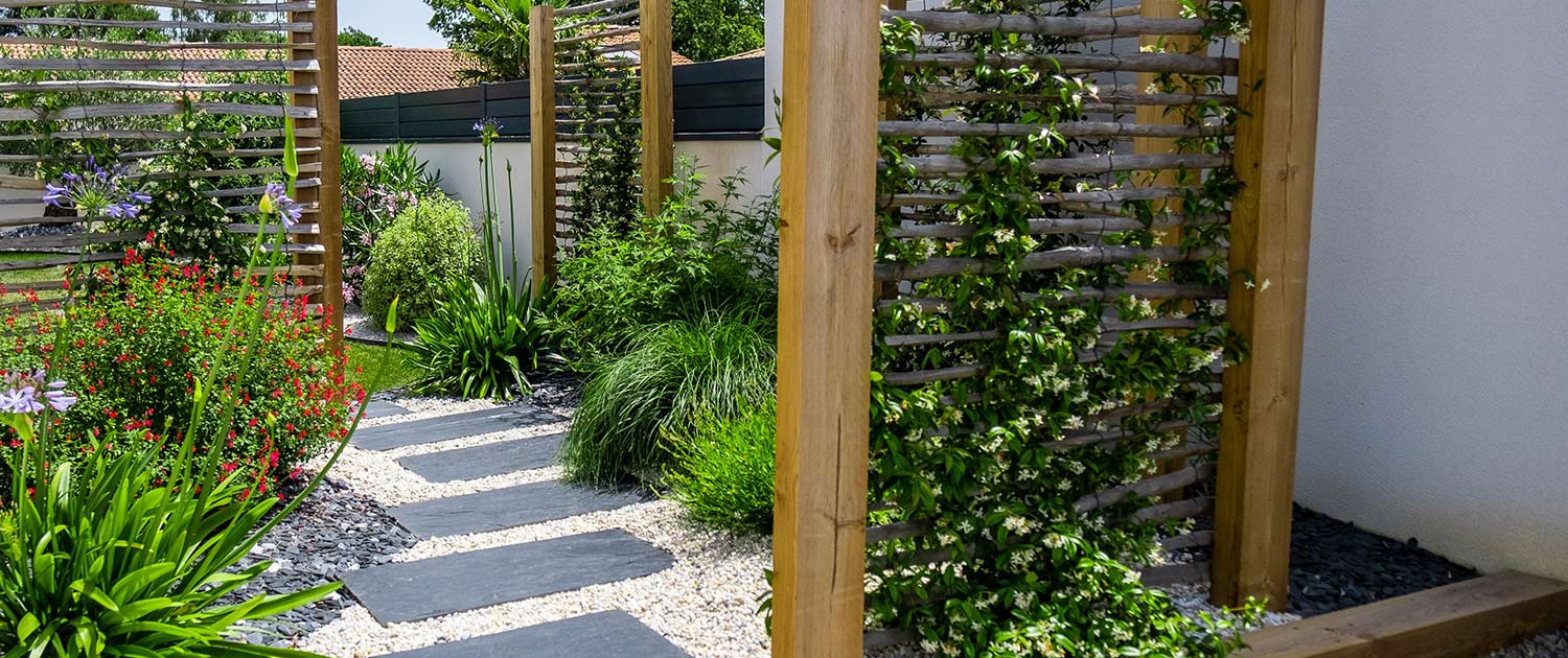 La Plaine sur Mer brise vue végétal Au Jardin des Rêves